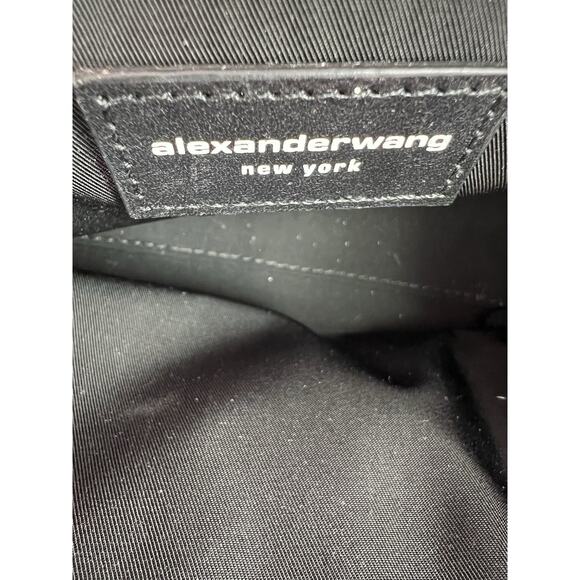 ALEXANDER WANG Mini Cruiser Pink Canvas Crystal Tote Bag - Picture 11 of 14